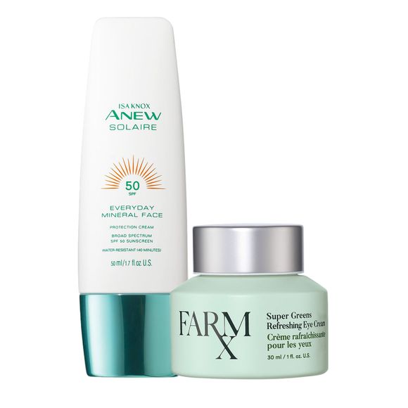 Super Greens Eye Cream & Solaire SPF Face Cream