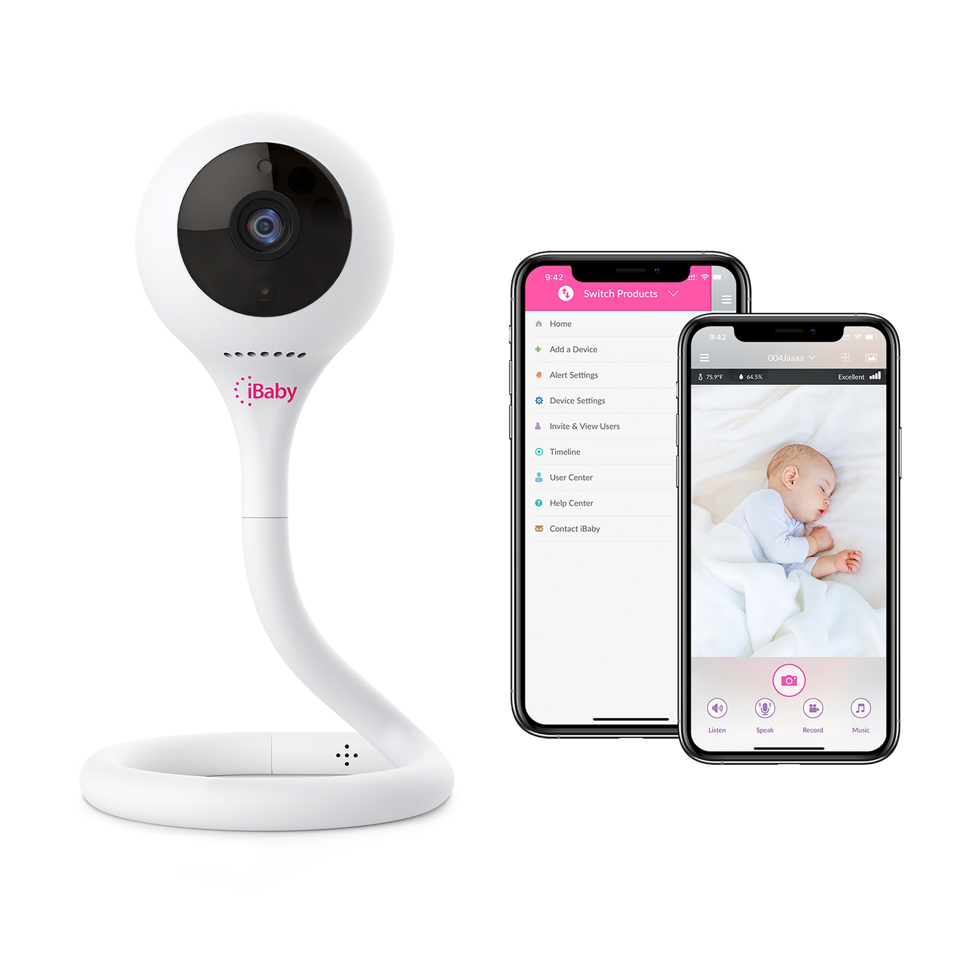 iBaby M2C Smart Wi-Fi Baby Monitor with Camera